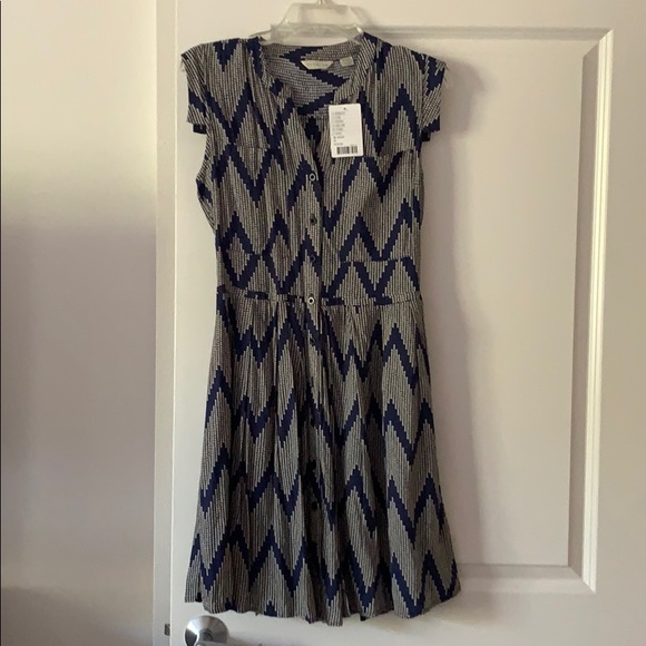 Anthropologie Dresses & Skirts - Blue motif dress from Anthropologie